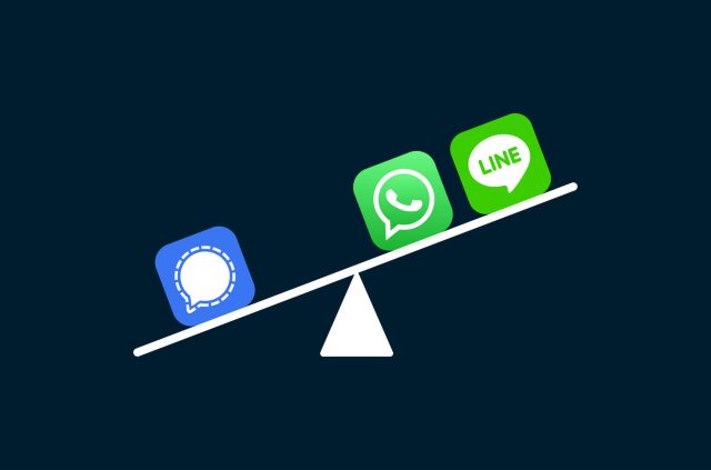 LINEとWhatsApp vs. Signalでは、どれがより安全?