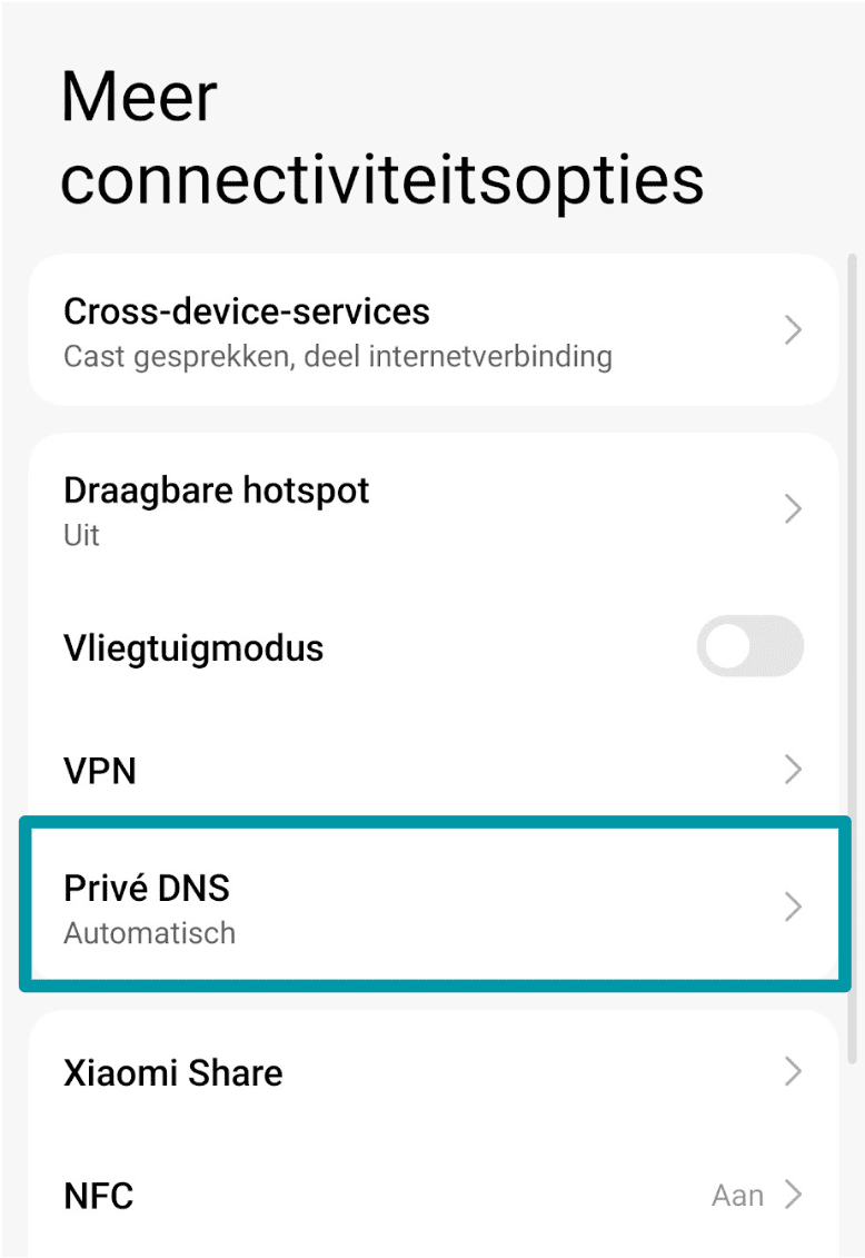 Tap Private Dns Pl