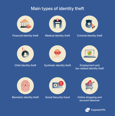A concise summary of the most common types of identity theft.