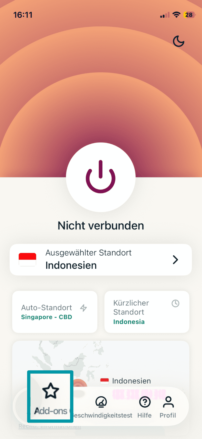 Tap Add Ons In The Bottom Ribbon De