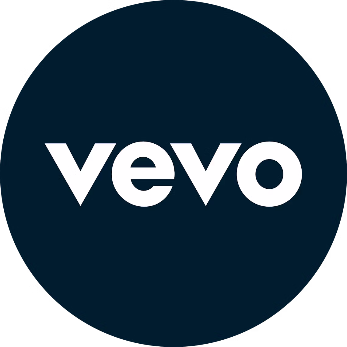 Vevo logo.
