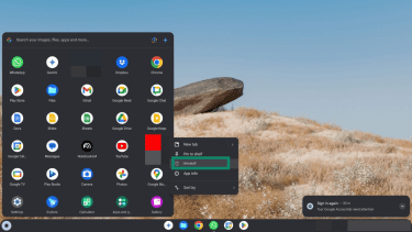 Image showing the uninstall button on a suspicious app