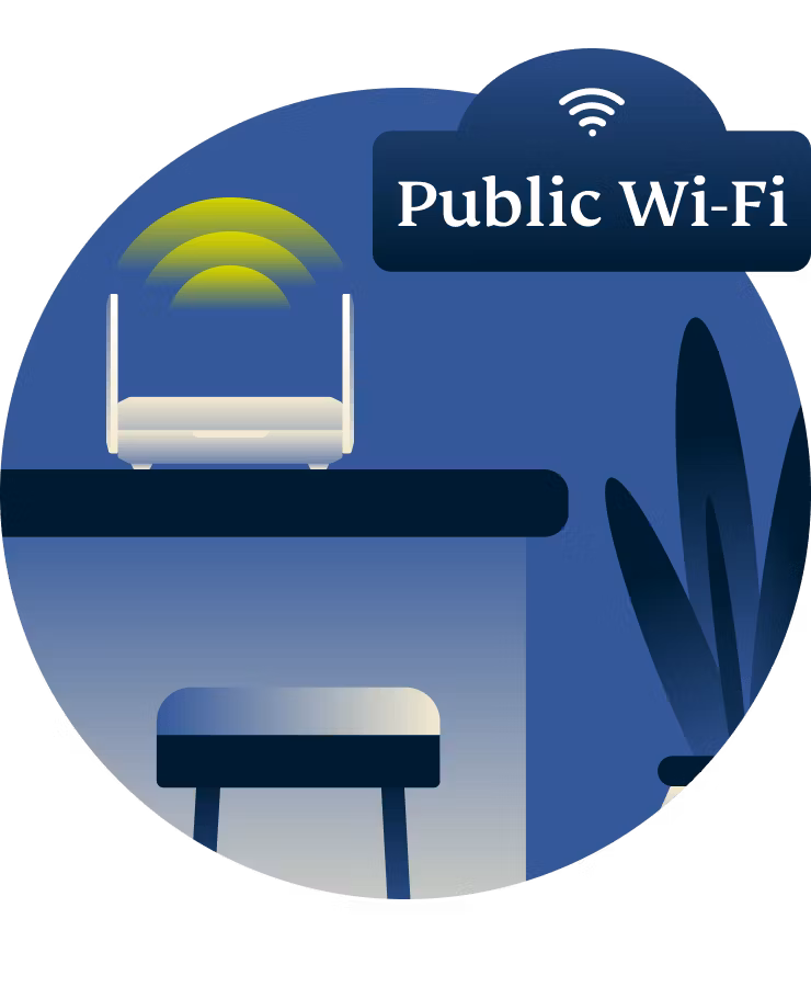 Aircove Go router op een tafel