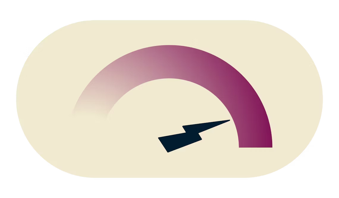 icône d'indicateur de vitesse