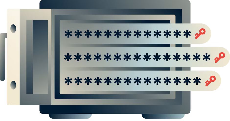 No one except you can see the passwords saved in ExpressVPN Keys.